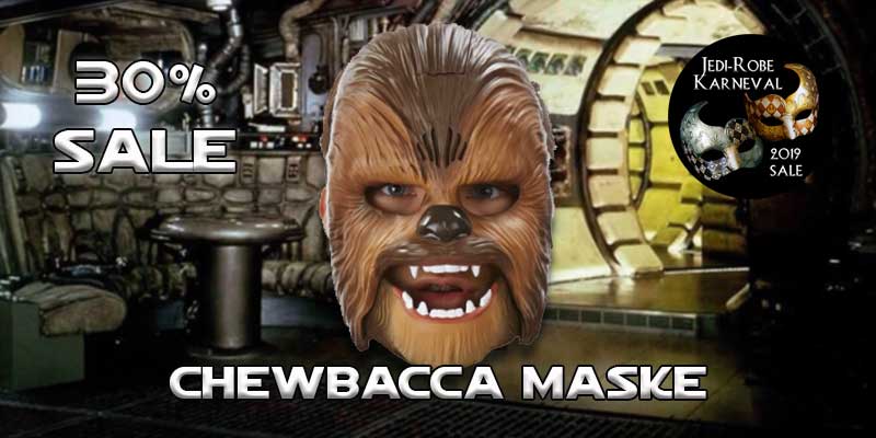 Star Wars Chewbacca Maske 30% SALE 2019